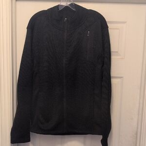 Spyder Men's Black Zip-Up Sweater